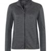 Ladies Structure Fleece Jacket James & Nicholson - black carbon