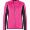 Ladies Structure Fleece Jacket James & Nicholson - pink carbon