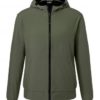 Mens Hooded Softshell Jacket James & Nicholson - olive camouflage