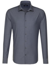 Seidensticker Hemd Mens Shirt Tailored Fit Longsleeve - anthracite Seidensticker Hemd Mens Shirt Tailored Fit Longsleeve - anthracite
