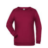 Basic Sweat James & Nicholson jn793 - wine