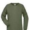 Ladies' Bio Sweat James & Nicholson - olive