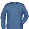 Men's Bio Sweat James & Nicholson - light denim melange