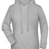 Ladies' Bio Hoody James & Nicholson - ash