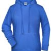 Ladies' Bio Hoody James & Nicholson - cobalt