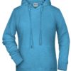 Ladies' Bio Hoody James & Nicholson - glacier melange