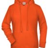 Ladies' Bio Hoody James & Nicholson - orange