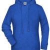 Ladies' Bio Hoody James & Nicholson - royal heather