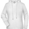 Ladies' Bio Hoody James & Nicholson - white