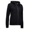 Identity Core Full Zip Damen Hoodie - schwarz