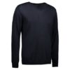 Identity V-Neck Pullover - navy