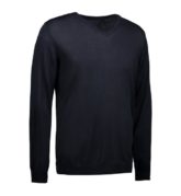 Identity V-Neck Pullover - navy
