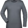 Tangy-T Long-Sleeved James & Nicholson - mid grey