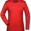 Tangy-T Long-Sleeved James & Nicholson - red