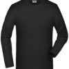 Elastic-T Long-Sleeved James & Nicholson - black