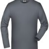Elastic-T Long-Sleeved James & Nicholson - mid grey
