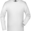 Elastic-T Long-Sleeved James & Nicholson - white