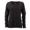 Ladies' Basic Raglan Sweat James & Nicholson - black