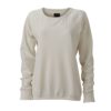 Ladies' Basic Raglan Sweat James & Nicholson - offwhite