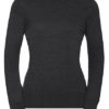 Ladies' Crew Neck Knitted Pullover Russell - charcoal