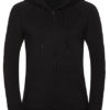 Ladies' HD Zipped Hood Sweat Russell - black
