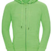 Men's HD Zipped Hood Sweat Russell - green