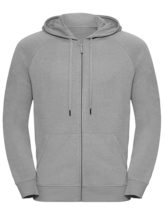 Men's HD Zipped Hood Sweat Russell - silver