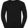 Men's V-Neck Knitted Pullover Russell - black