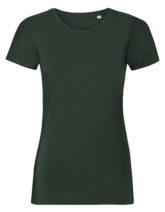 Ladies' Authentic Tee Pure Organic Russell - bottle green Ladies' Authentic Tee Pure Organic Russell - bottle green