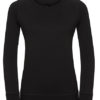 Ladies' HD Raglan Sweat Russell - black