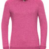 Ladies' HD Raglan Sweat Russell - pink