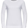 Ladies' HD Raglan Sweat Russell - white