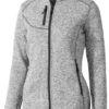 Tremblant Damen Strickfleecejacke Elevate - heather grey