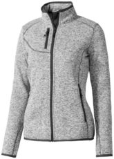 Tremblant Damen Strickfleecejacke Elevate - heather grey