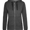 XO Hoody Jacket Women Promodoro - heather black