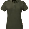Ladies Organic Polo Russell - dark olive