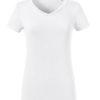 Ladies V Neck - white
