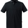 Mens Organic Polo Russell - black