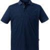 Mens Organic Polo Russell - french navy