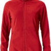 Basic Micro Fleece Jacket Ladies Clique - rot