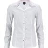 Ladies Plain - white red