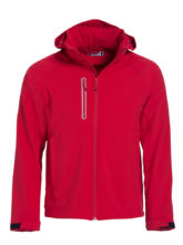 Milford Softshell Jacket Men Clique - rot