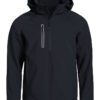 Milford Softshell Jacket Men Clique - schwarz