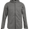 Promodoro Mens Hoody Softshell Jacket - light grey
