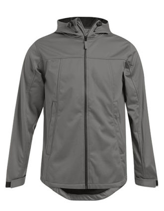 Promodoro Mens Hoody Softshell Jacket - light grey