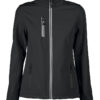 Vert Ladies Softshell Jacket Printer - schwarz
