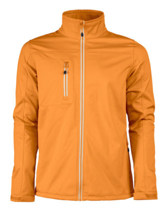 Vert Men Softshell Jacket Printer - orange