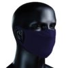 BIO Stoffmaske dunkelblau - dunkelblau