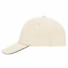 5 Panel Sandwich Cap - natural navy
