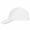 5 Panel Sandwich Cap - white navy